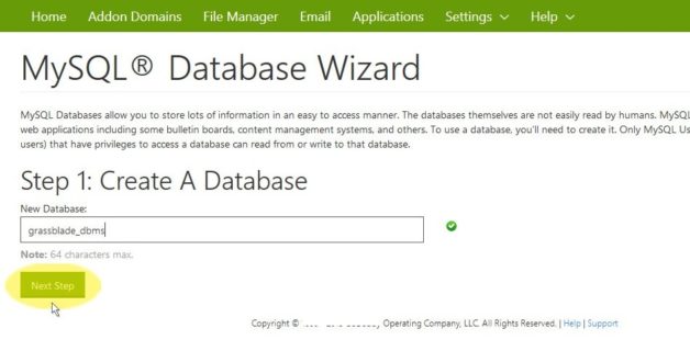 How to create MySQL Database in cPanel? - Next Software Solutions