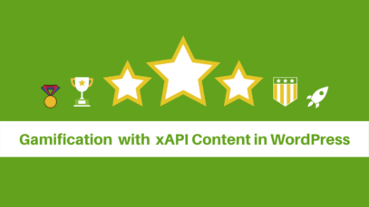 Gamification with xapi content