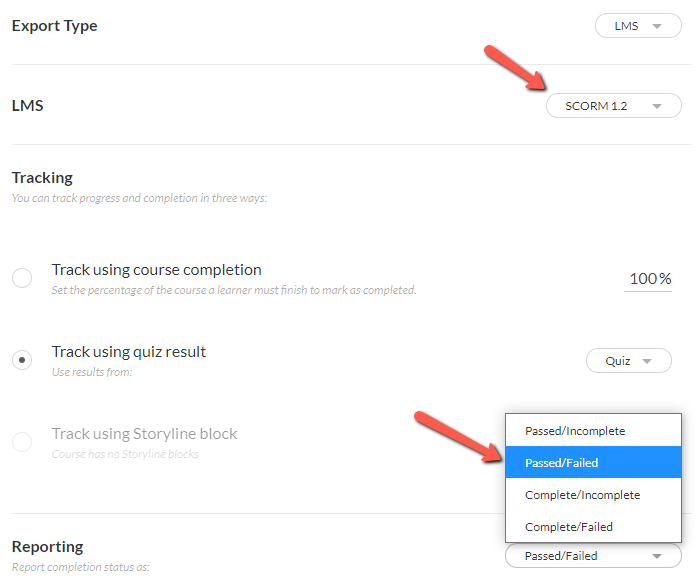 rise scorm package some lessons not completing