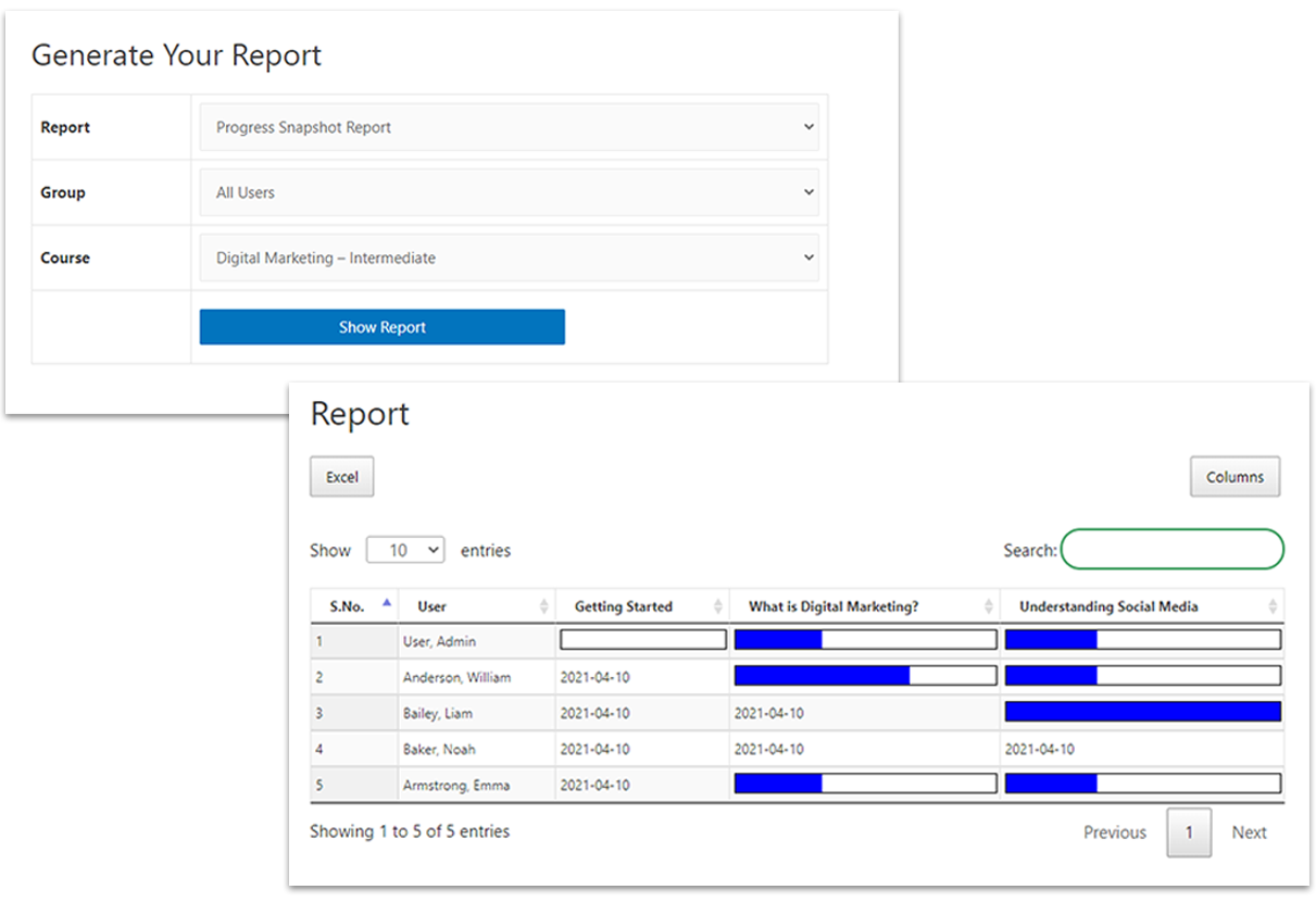 Admin Reports