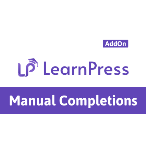 Manual Completion for LearnPress Icon