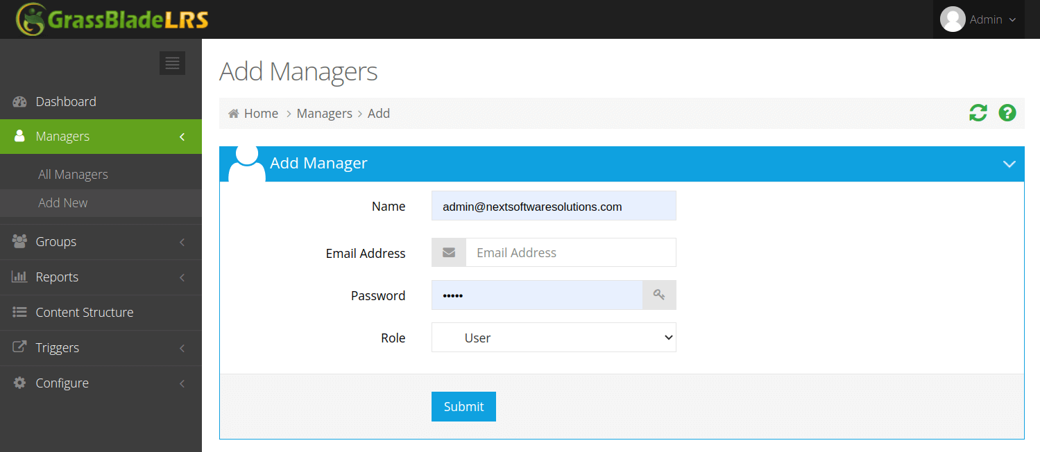 Add Manager