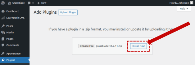 install now button