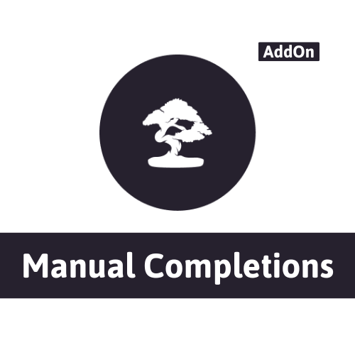 Manual Completions for Sensei LMS logo