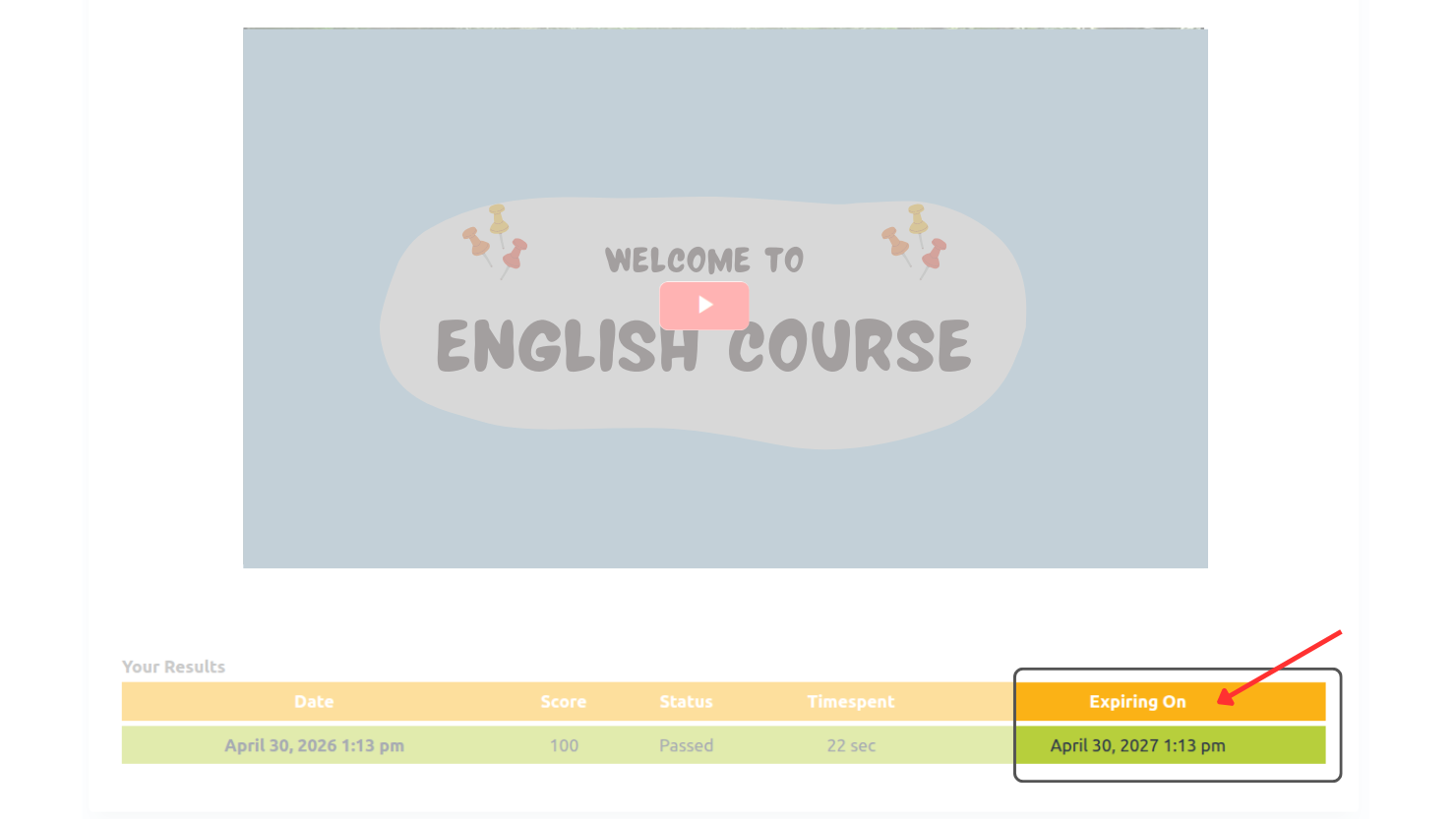 Expiry Date Location