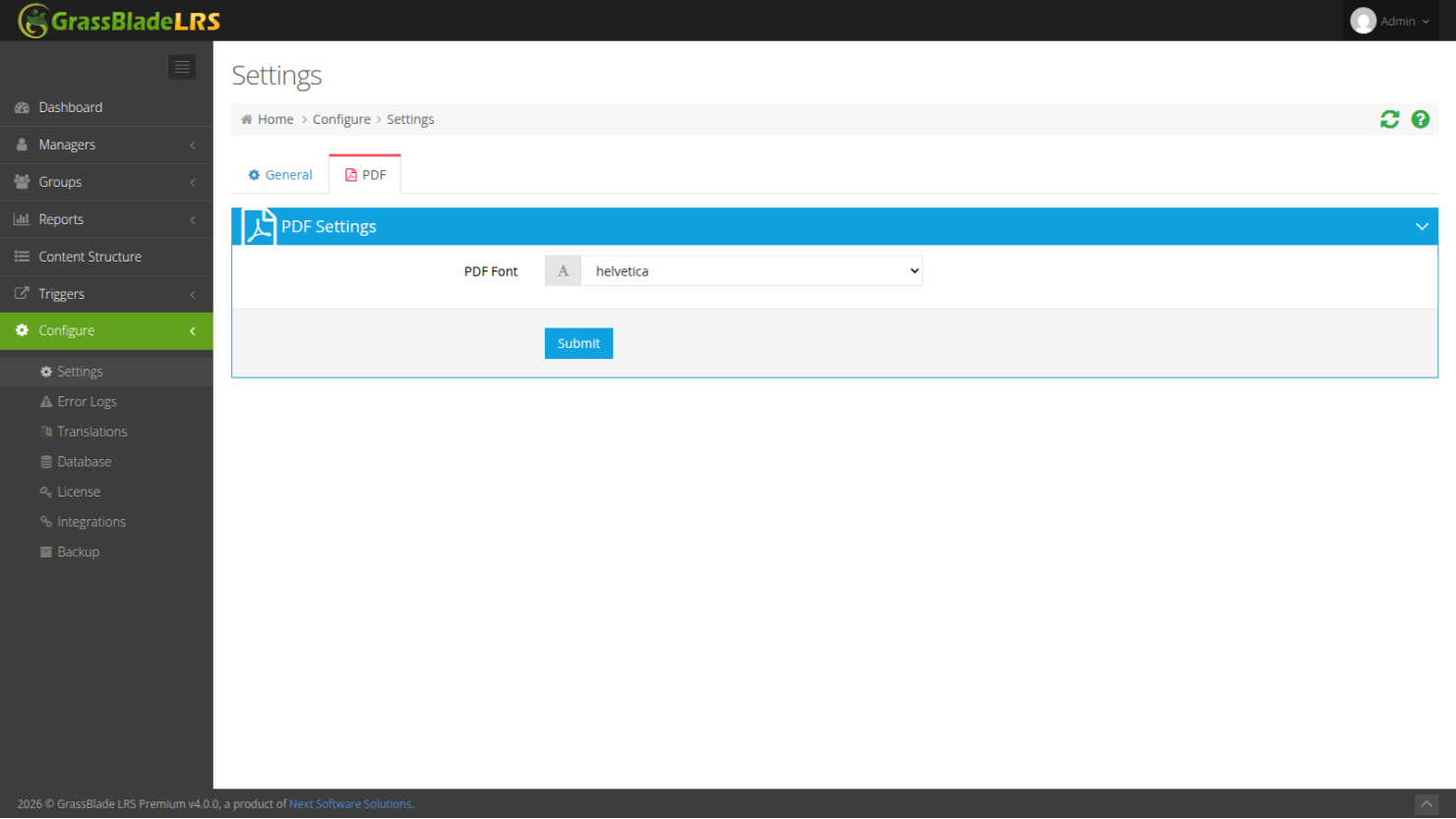 Settings Page PDF